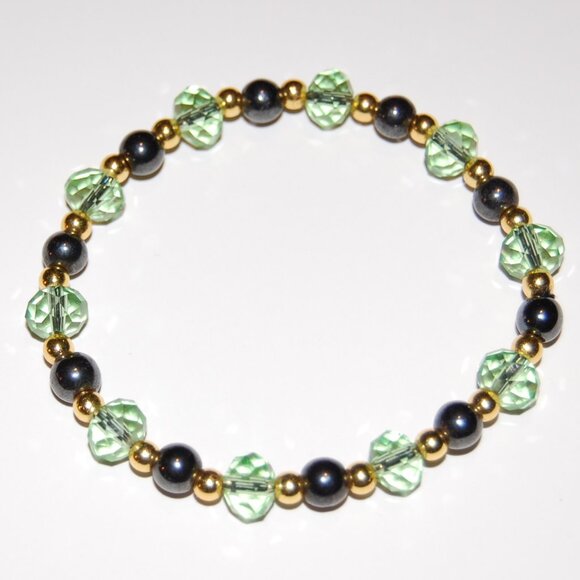 2 Pcs,Necklace,Bracelet,Magnetic Necklace,Magnetic Bracelet,Glass,Magnetic Beads - Picture 4 of 4